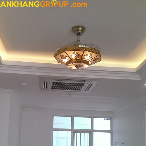 quạt trần đèn trang trí an khang 9017