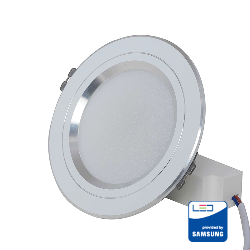 Đèn LED âm trần Rạng Đông viền bạc 7W