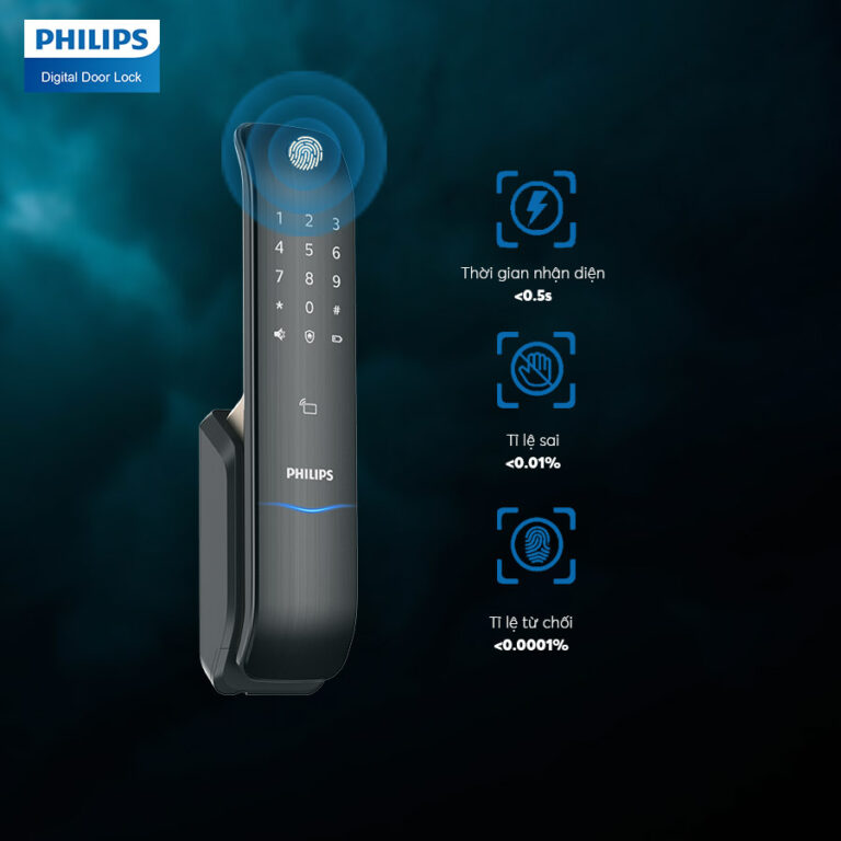 Khóa cửa thông minh PHILIPS 6100